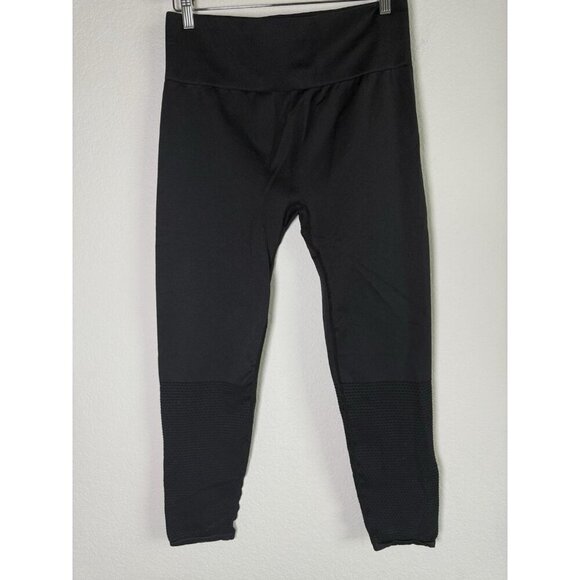 Fabletics Women’s High Waisted Seemless Black Leggings Mesh Pattern Gym Size‎ XL - Picture 7 of 13
